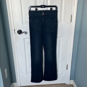 Express Women's Midnight Blue Flare Jeans